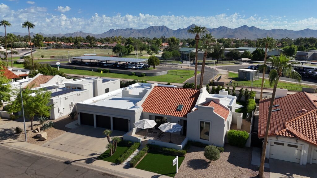 Beautiful Arizona Home with tile roof and mountain views