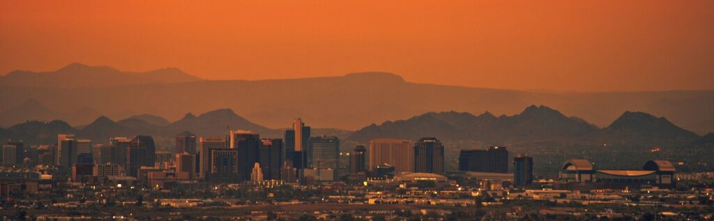 Phoenix Arizona City Skyline